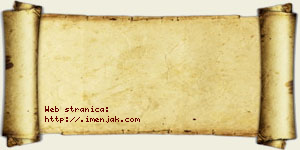 Jana Kovač vizit kartica